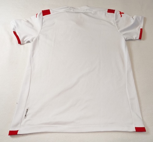 CLUB INDEPENDIENTE DE SANTA FE CAMISA POLO DE VIAJE USADA POR JUGADOR - Imagen 3
