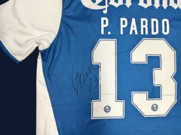 CLUB AMERICA JERSEY MATCH WORN SUPERLIGA FIRMADO PARDO - Imagen 4