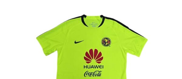 CLUB AMERICA JERSEY DE PRACTICA USADO POR JUGADOR - Imagen 2