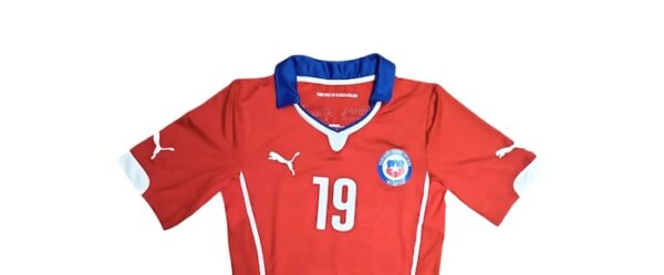 SELECCION DE CHILE JERSEY MATCH WORN - Imagen 2