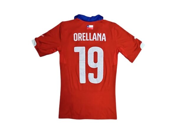 SELECCION DE CHILE JERSEY MATCH WORN - Imagen 3