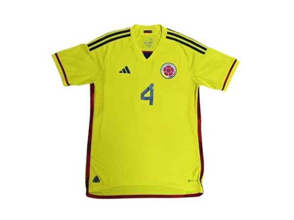 SELECCION COLOMBIA JERSEY MATCH WORN TITULAR