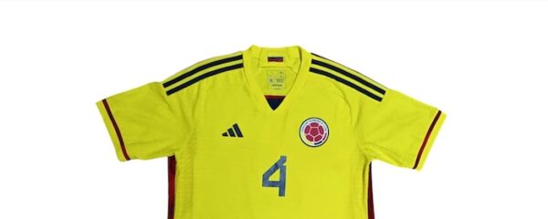 SELECCION COLOMBIA JERSEY MATCH WORN TITULAR - Imagen 2