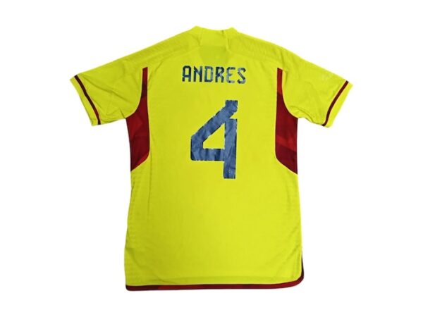 SELECCION COLOMBIA JERSEY MATCH WORN TITULAR - Imagen 3