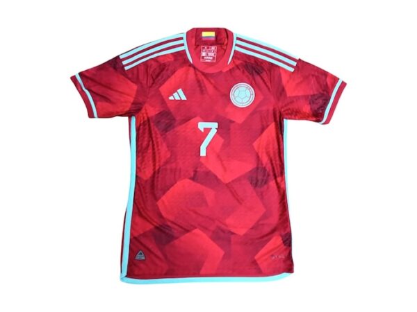 SELECCION COLOMBIA JERSEY MATCH WORN ALTERNATIVO