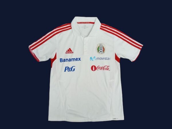 SELECCION MEXICANA CAMISA POLO DE VIAJE USADA POR JUGADOR