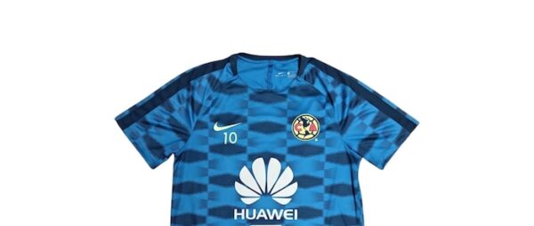CLUB AMERICA CAMISETA DE PRACTICA USADA POR JUGADOR 10 - Imagen 2