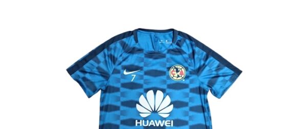 CLUB AMERICA CAMISETA DE PRACTICA USADA POR JUGADOR 7 - Imagen 2
