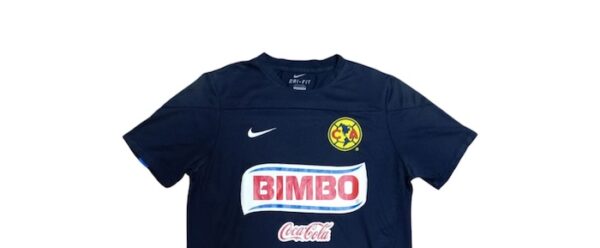 CLUB AMERICA CAMISETA DE PRACTICA USADA POR JUGADOR RETRO 5 - Imagen 2
