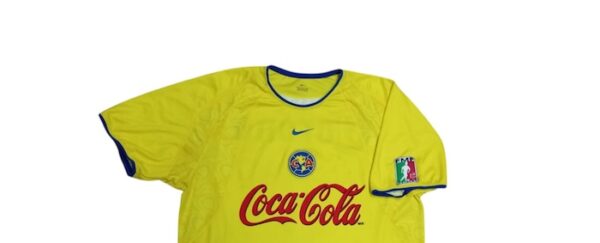 CLUB AMERICA JERSEY MATCH WORN RETRO ZAMORANO - Imagen 3