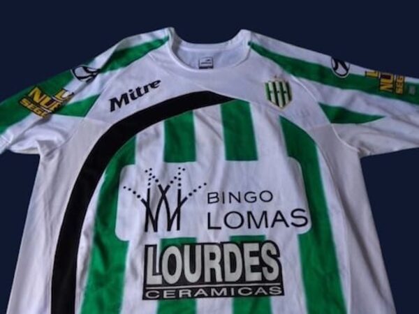 CLUB BANFIELD JERSEY MATCH WORN RETRO - Imagen 2