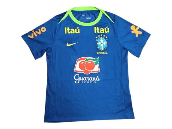 SELECCION BRASIL CAMISETA DE PRACTICA USADA POR JUGADOR