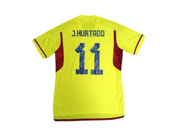 SELECCION COLOMBIA JERSEY MATCH WORN 11 - Imagen 2