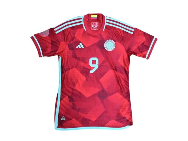 SELECCION COLOMBIA JERSEY MATCH WORN ALTERNATIVO
