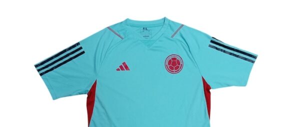 SELECCION COLOMBIA CAMISETA DE PRACTICA USADA POR JUGADOR - Imagen 2