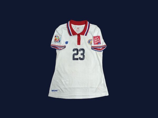 SELECCION COSTA RICA JERSEY MATCH WORN MUNDIAL FEMENIL - Imagen 2