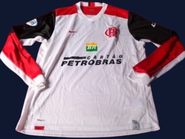CLUB FLAMENGO JERSEY MATCH WORN MANGA LARGA