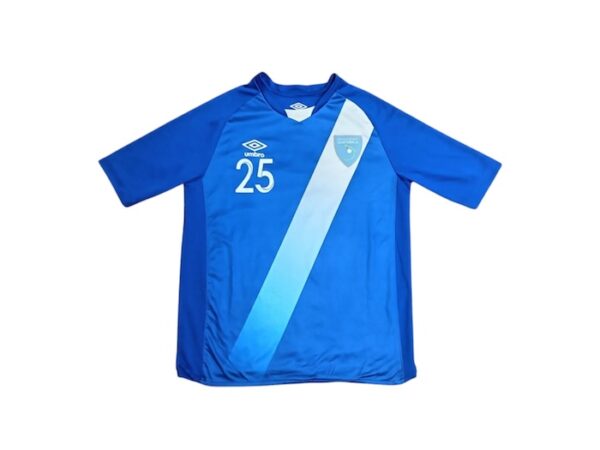 SELECCION GUATEMALA JERSEY MATCH WORN 25 RETRO
