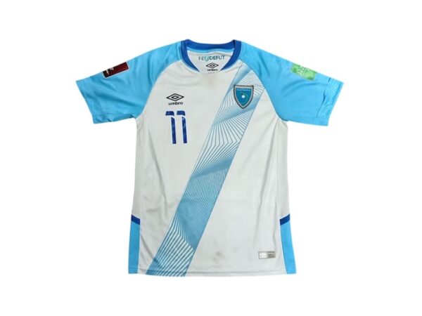 SELECCION GUATEMALA JERSEY MATCH WORN 11 ELIMINATORIAS 2022