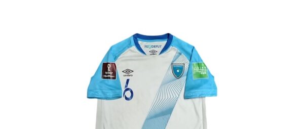 SELECCION GUATEMALA JERSEY MATCH WORN ELIMINATORIAS 6 - Imagen 2