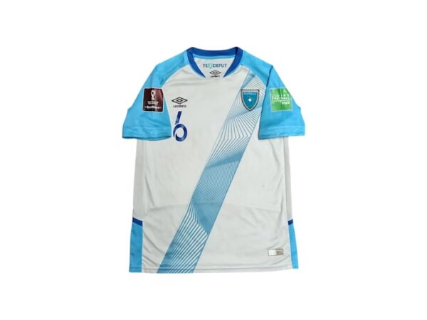 SELECCION GUATEMALA JERSEY MATCH WORN ELIMINATORIAS 6 - Imagen 3