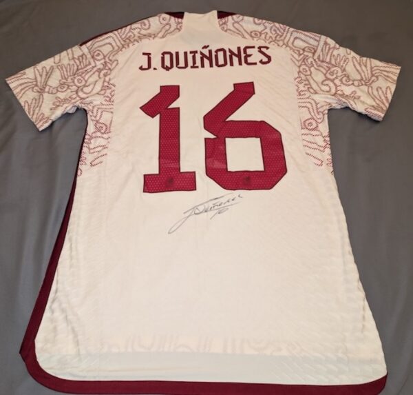 SELECCION MEXICANA JERSEY PREPARADO FIRMADO QUIÑONEZ