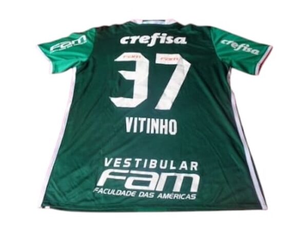 CLUB PALMEIRAS JERSEY MATCH WORN 37 - Imagen 3