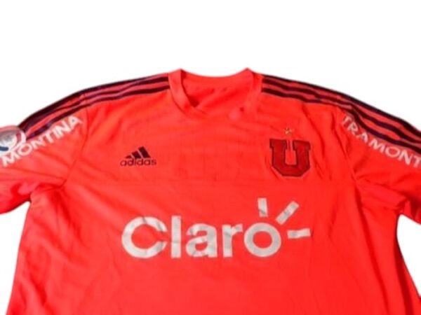 CLUB UNIVERSIDAD DE CHILE JERSEY MATCH WORN HERRERA - Imagen 2