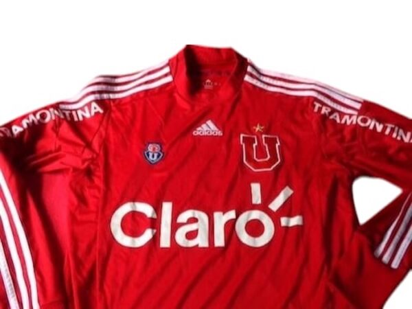 CLUB UNIVERSIDAD DE CHILE JERSEY MATCH WORN MANGA LARGA - Imagen 2