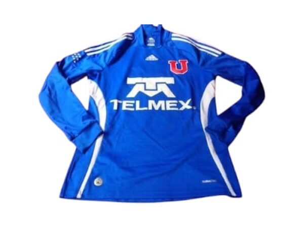 CLUB UNIVERSIDAD DE CHILE JERSEY MATCH WORN MANGA LARGA SALAS