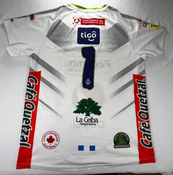 CLUB ANTIGUA GUATEMALA JERSEY MATCH WORN RETRO PORTERO - Imagen 3