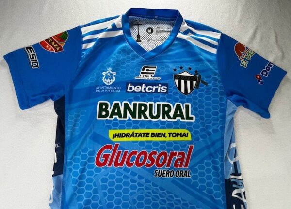 CLUB ANTIGUA GUATEMALA JERSEY MATCH WORN RETRO 29 - Imagen 2