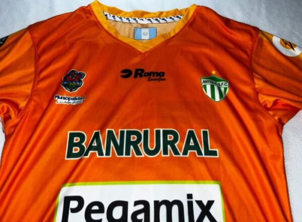 CLUB ANTIGUA GUATEMALA JERSEY MATCH WORN RETRO 50 - Imagen 2