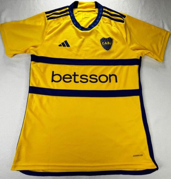 CLUB BOCA JUNIORS JERSEY MATCH WORN ALTERNATIVO 2025