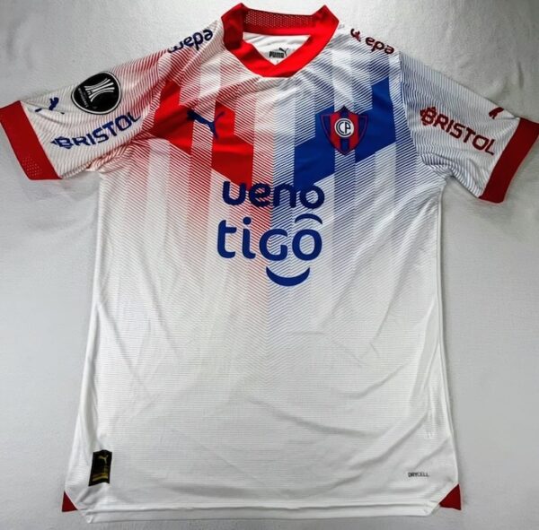 CLUB CERRO PORTEÑO JERSEY MATCH WORN COPA LIBERTADORES 2024 CABAÑAS