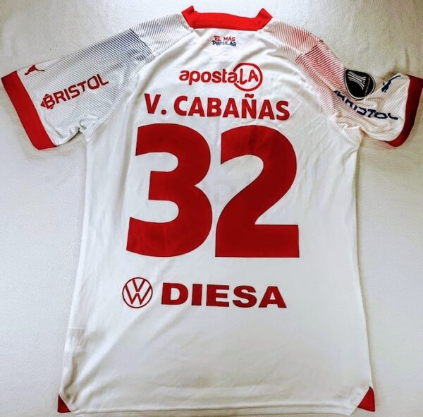 CLUB CERRO PORTEÑO JERSEY MATCH WORN COPA LIBERTADORES 2024 CABAÑAS - Imagen 3