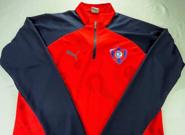 CLUB CERRO PORTEÑO SUDADERA DE PRACTICA 2025 USADA POR JUGADOR - Imagen 2
