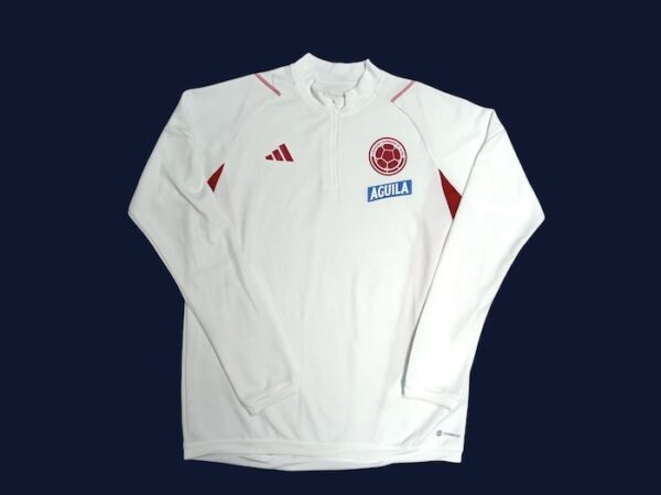 SELECCION COLOMBIA SUDADERA DE PRACTICA USADA POR JUGADOR
