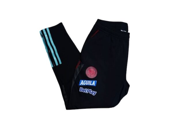 SELECCION COLOMBIA PANTS DE VIAJE USADO POR JUGADOR - Imagen 2