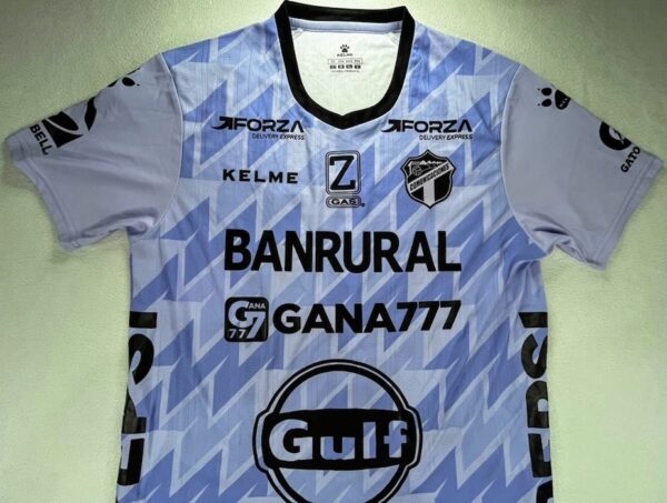 CLUB COMUNICACIONES JERSEY MATCH WORN VIOLETA 38 - Imagen 2