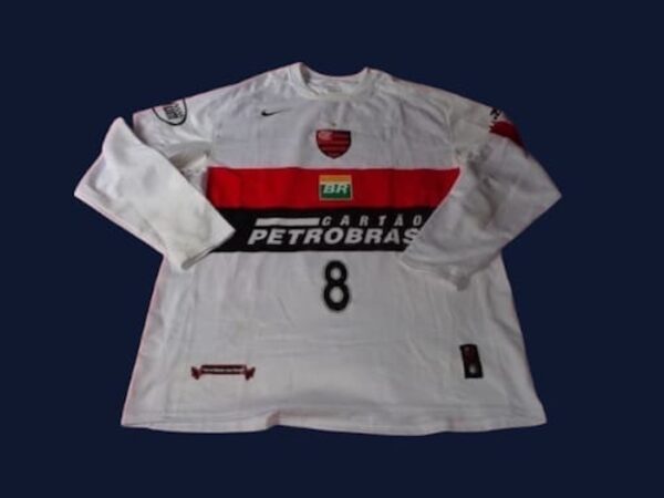 CLUB FLAMENGO JERSEY MATCH WORN MANGA LARGA