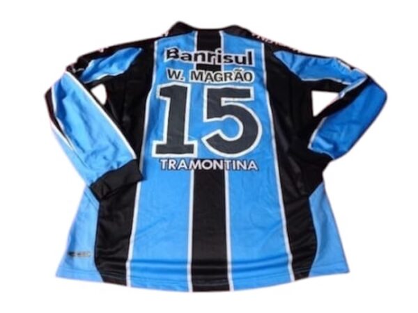 CLUB GREMIO JERSEY MATCH WORN MANGA LARGA MAGRAO - Imagen 3