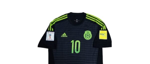 SELECCION MEXICANA JERSEY MATCH WORN CORONA ELIMINATORIAS 2018 - Imagen 2