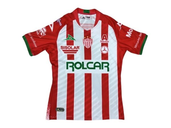 CLUB NECAXA JERSEY MATCH WORN TITULAR DELGADO 15