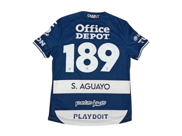 CLUB PACHUCA JERSEY MATCH WORN AGUAYO 2025 - Imagen 3