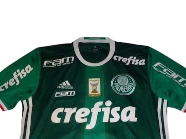 CLUB PALMEIRAS JERSEY MATCH WORN 32 - Imagen 2