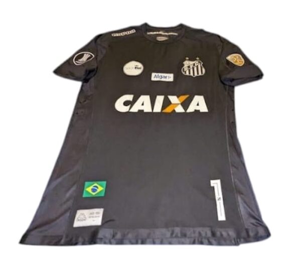 CLUB SANTOS JERSEY MATCH WORN PORTERO 1