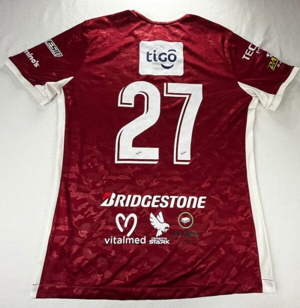CLUB ANTIGUA GUATEMALA JERSEY MATCH WORN RETRO 27 - Imagen 2