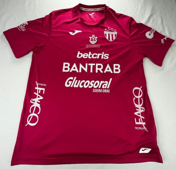 CLUB ANTIGUA JERSEY MATCH WORN RETRO 1O ROSA