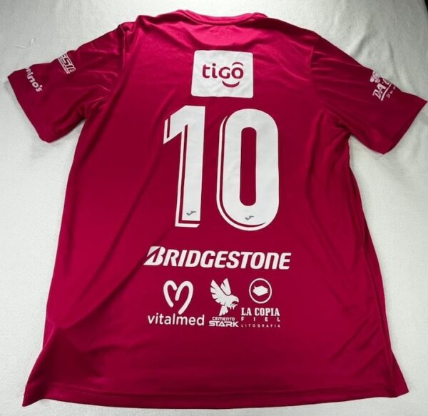 CLUB ANTIGUA JERSEY MATCH WORN RETRO 1O ROSA - Imagen 3